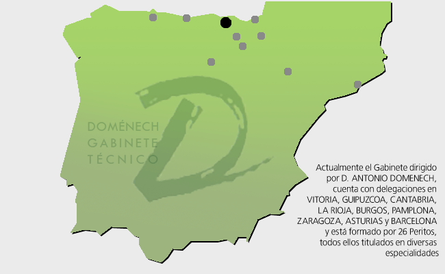 mapa de las delegaciones