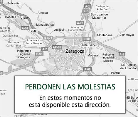 mapa zaragoza